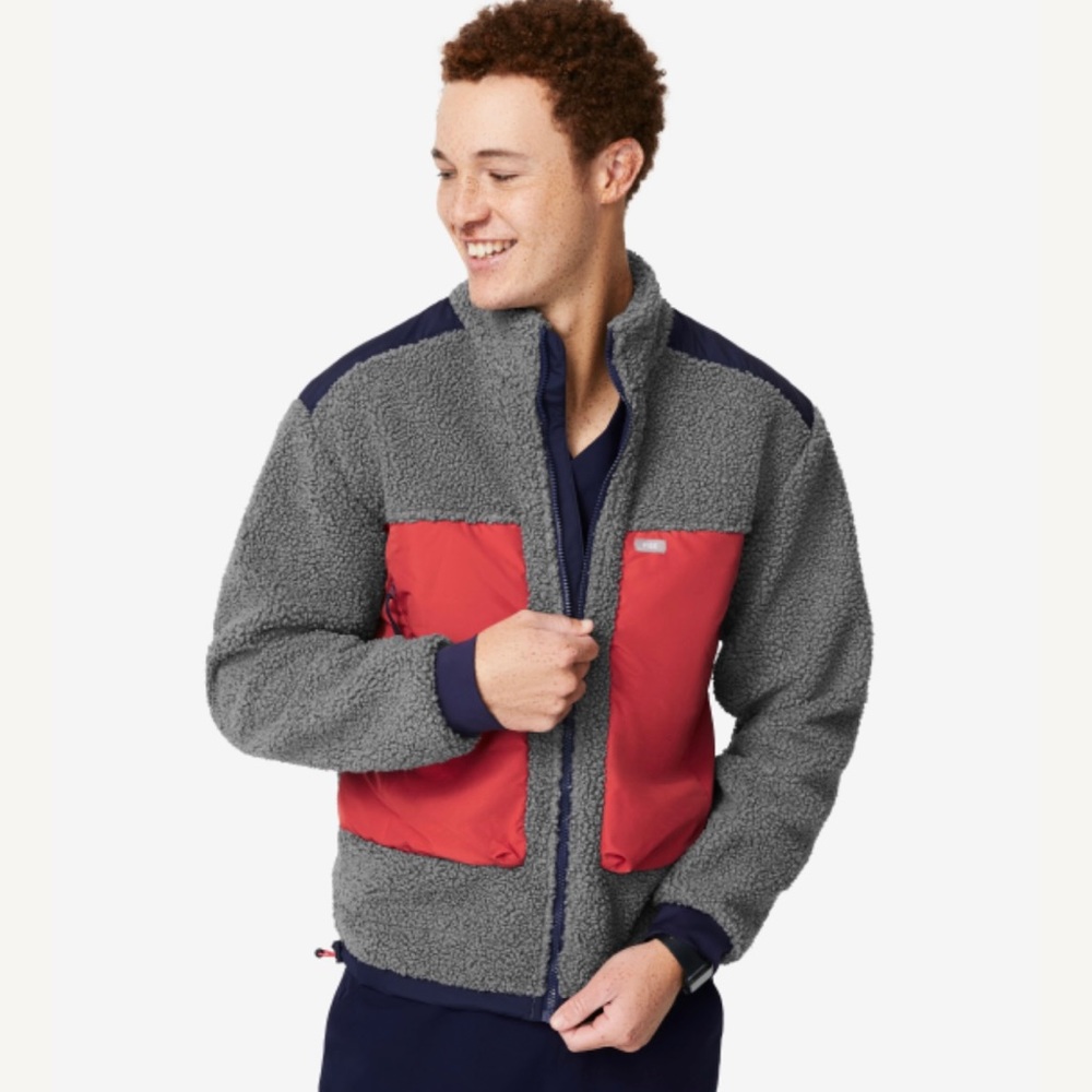 NWOT FIGS Men’s Sherpa Jacket